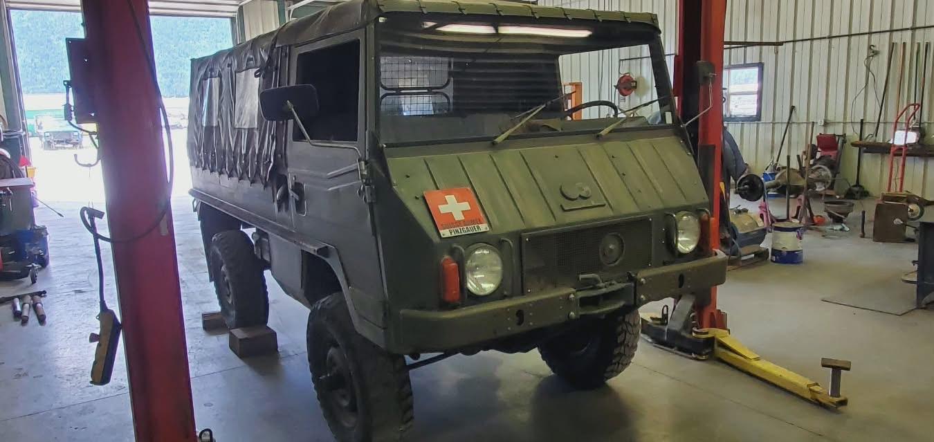 Swiss military Pinzgauer