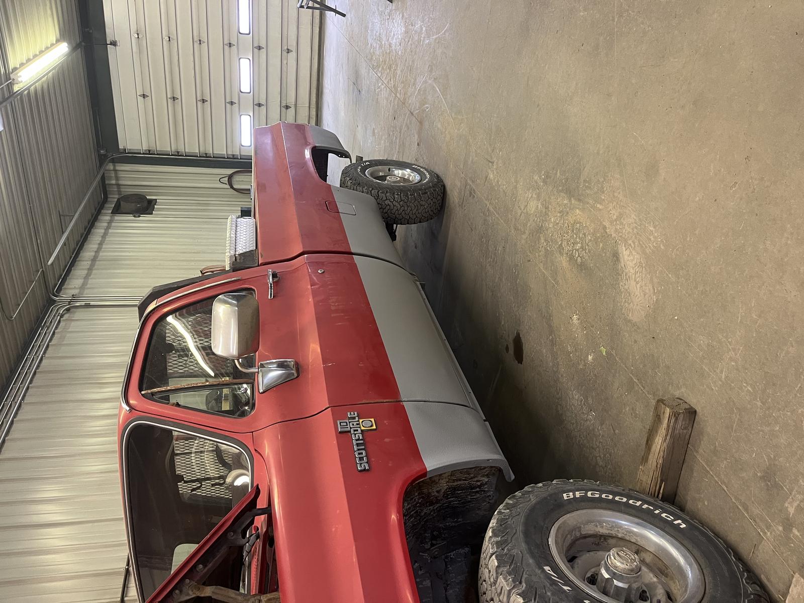 Square body Chevy rear